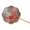 Colorful embroidered folding fans, handcrafted traditional Chinese dance fan decorative ornaments Item Picture
